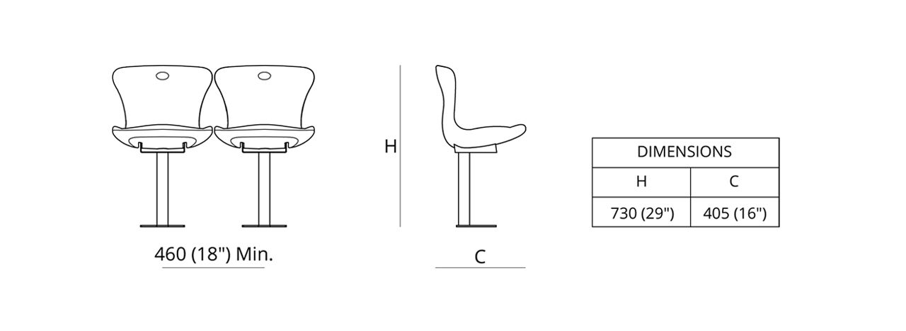FCB-S Dimensions