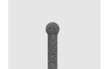 I-post and grab rail - a square vertical post with spherical metal hand grab welded  to the top.